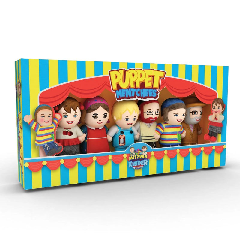 Mitzvah Kinder Puppet Mentchees 6 Characters Set