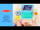 Wooden Work & Play Desktop Activity Board