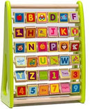 Wooden Alphabet Abacus Activity Center