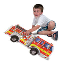 Giant Fire Truck Floor Puzzle - 24 Pieces