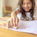 Wooden Stamp Set - Butterflies and Hearts