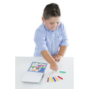 Color By Number- Kids' Design Boards With 6 Markers - Playtime, Construction, Sports...