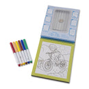 Color By Number- Kids' Design Boards With 6 Markers - Playtime, Construction, Sports...