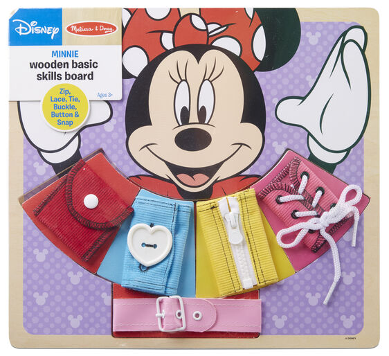 Disney Minnie Wooden Basic Skills Board