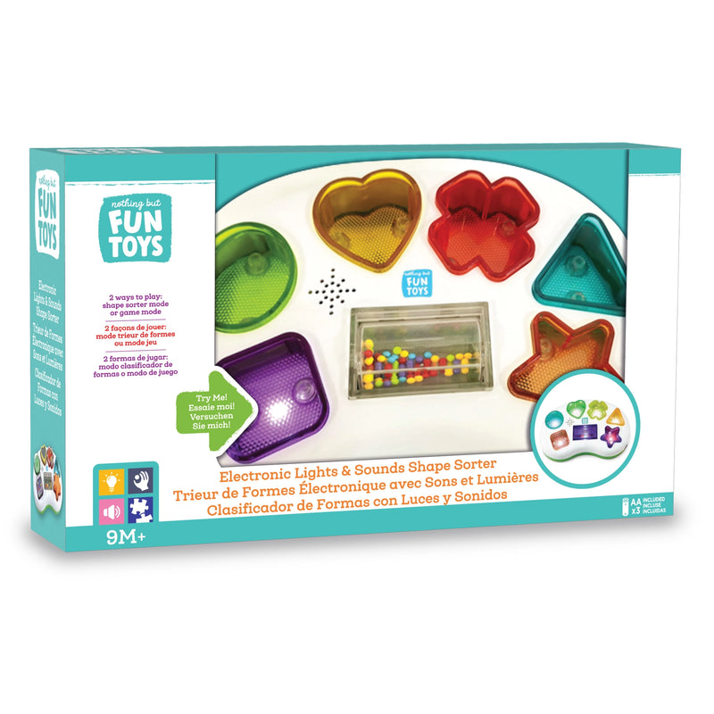 Nothing But Fun Toys - Lights & Sounds Shape Sorter