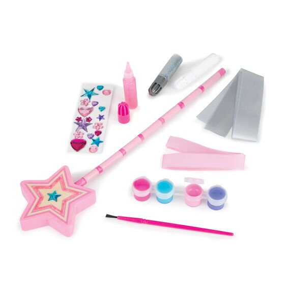Decorate-Your-Own Wooden Princess Wand