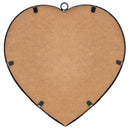 Heart Mirror Amazing Friend Small Black