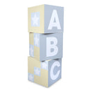 Jumbo Wooden ABC-123 Blocks - Natural
