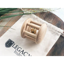 Wooden Bell Cylinder Roller Toy for Babies