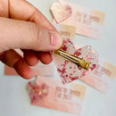 Thank You Gifts Pink Heart Hair Clip | You're the Best Card