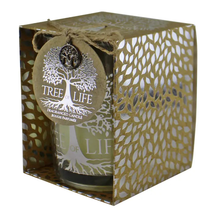 Tree Of Life Fragranced Candle In Gift Box