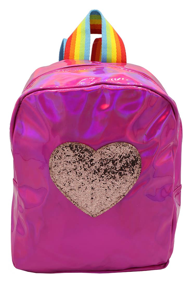 Heart Backpack- Pink