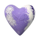 Lavender Heart Geode Fizz & Foam Bath Bomb