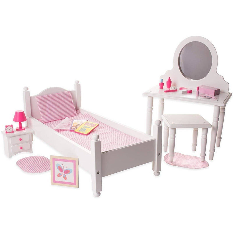 Bed and Vanity with Accessories