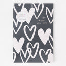 Charcoal Hearts Reflections Journal