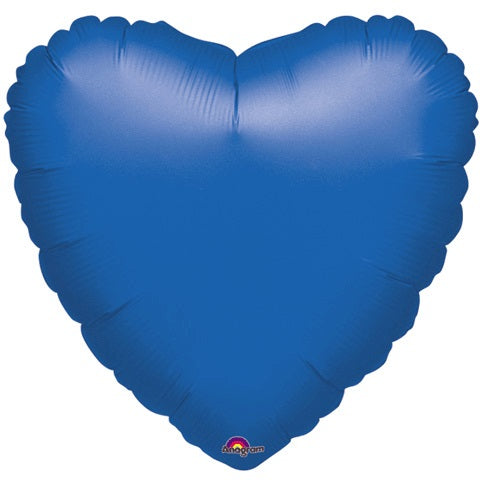 18" Royal Blue Heart Balloon