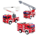 Fire Truck with Light and Sound- Friction Powered