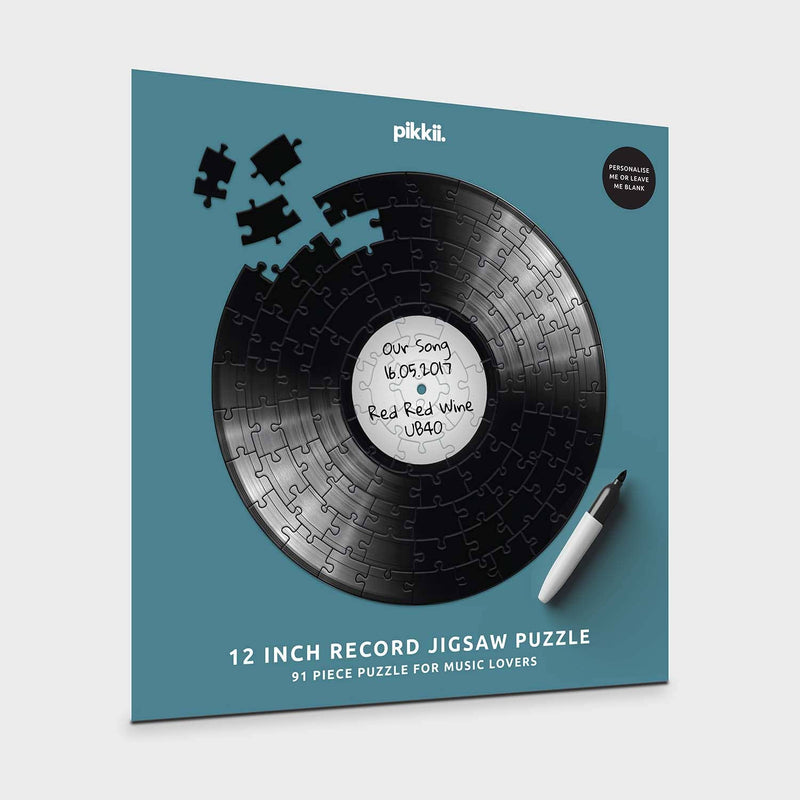12" Vinyl Record Jigsaw Puzzle | Personalized Music Gift