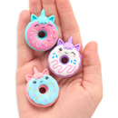 Magic Bakery Unicorn Donuts Scented Erasers - Set of 3
