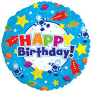 17" Happy Birthday Day Outer Space Balloon
