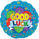 Good Luck Blue Many Balloons