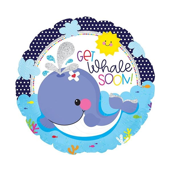 18" Get Whale Soon! Balloon