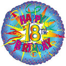 Happy Birthday 18th Burst Packaged