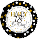 Happy 18th Birthday Foil Balloon