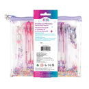 BUTTERFLY GLITTER POUCH AND 12PK PEN SET