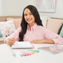 BUTTERFLY GLITTER POUCH AND 12PK PEN SET