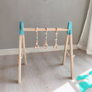 Blue Wooden Bead Frame- Large