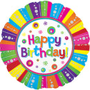 Happy B-Day Bubbles Balloon