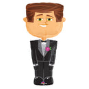 50" Airwalker Groom Shape Balloon
