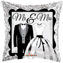 18" Mr & Mrs Wedding Balloon