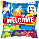 18" Welcome Capital Cities Balloon