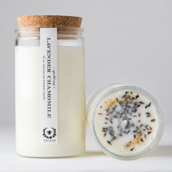 Lavender Chamomile : Apothecary Candle