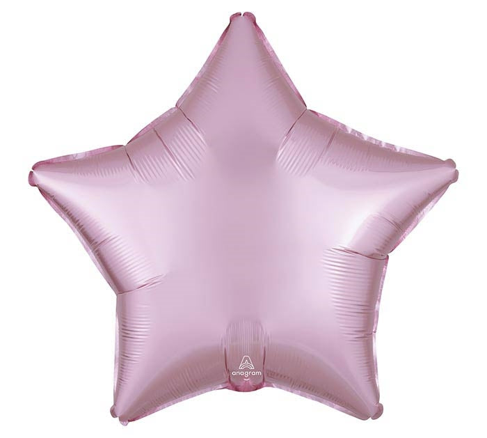 18" Pink Metallic Star Balloon