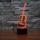Guitar 3D Illusion Lamp