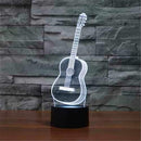 Guitar 3D Illusion Lamp