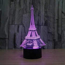 Eiffel Tower 3D Illusion Lamp
