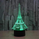 Eiffel Tower 3D Illusion Lamp