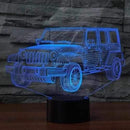 Jeep 3D Illusion Lamp