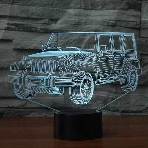 Jeep 3D Illusion Lamp
