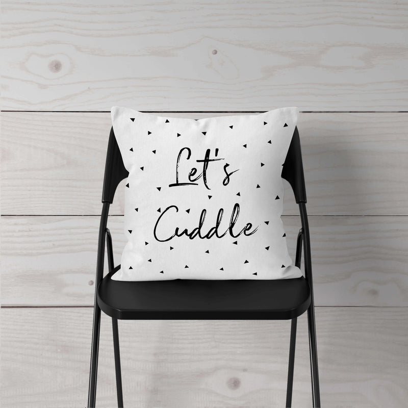Let's Cuddle Triangles-Pillow