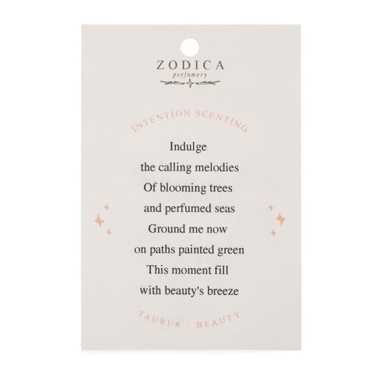 Taurus Zodiac Perfumette Card Set