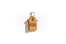 Home Sweet Home Wood Keychain