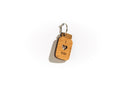 I love You Mason Jar Wood Keychain