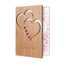 Classic Hearts Love Card