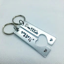 Mother daughter key chain set