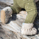 Pink Sweater Moccs